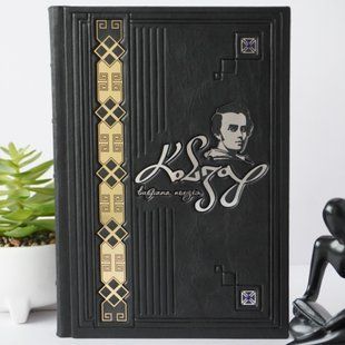 Подарункова книга &laquo;Кобзар. Вибрана поезія&raquo; у шкіряній обкладинці &mdash; ручна робота ILAF ILAF Book Кобзар. Вибрана поезія фото