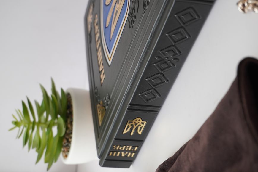 Книга &laquo;Наш герб&raquo; у шкіряній обкладинці ручна робота ILAF ILAF Book Наш Герб фото