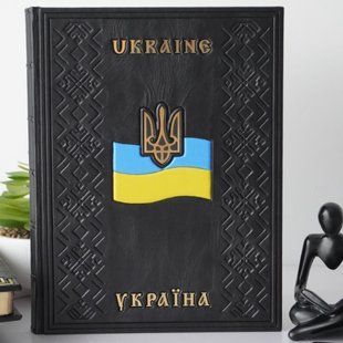 Подарункова книга &laquo;Україна / Ukraine&raquo; у шкіряній обкладинці &mdash; двомовне видання ILAF ILAF Book Україна Ukraine фото